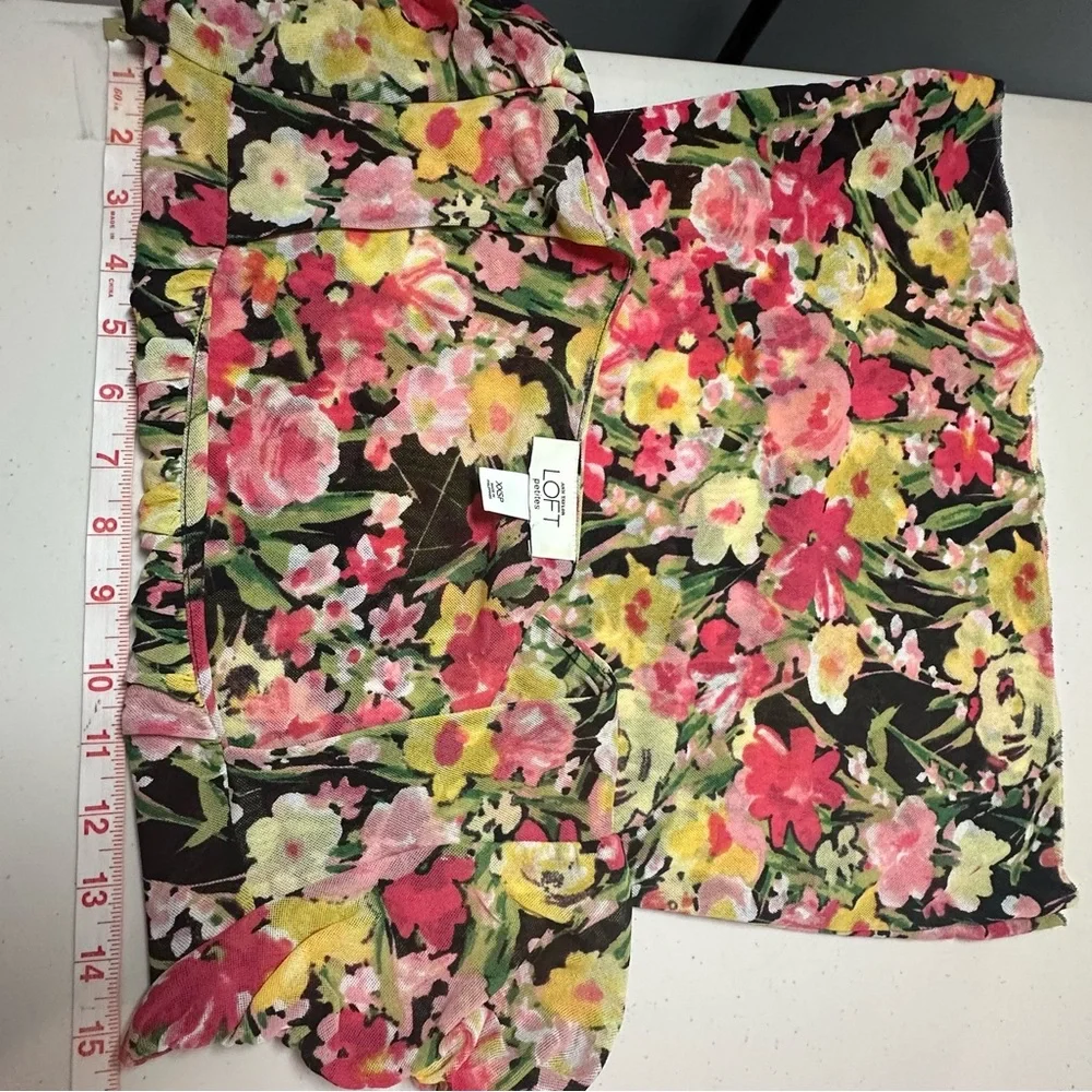 Y2K Floral Babydoll Milkmaid Mesh Top Sz XXS Floral Puff Sleeves Square Neckline